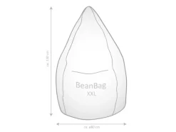 Sitting Point Sitzsack BeanBag Mink 300 l Taupe