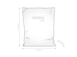 Sitting Point Sitzsack Big Bag Brava 300 l Grün