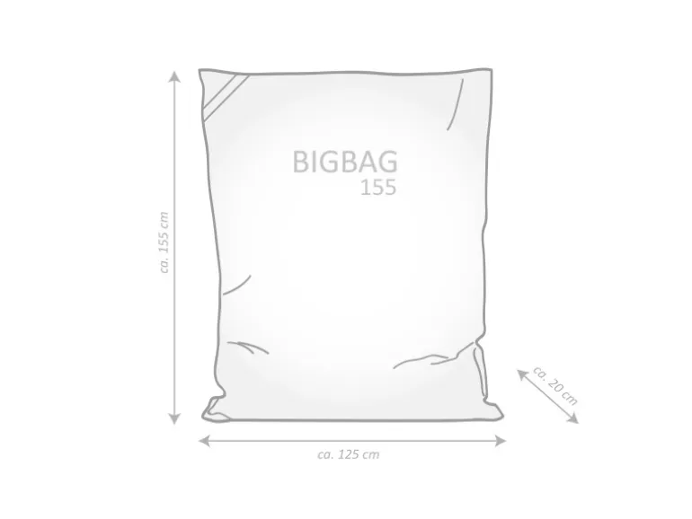 Sitting Point Sitzsack Big Bag Brava 300 l Grün
