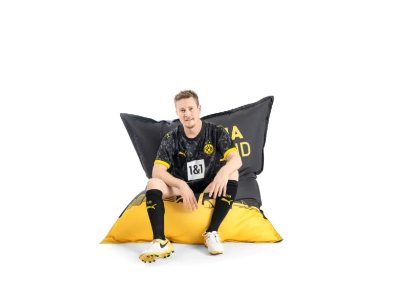Sitting Point Sitzsack BigBag BVB VIP 380 l Schwarz