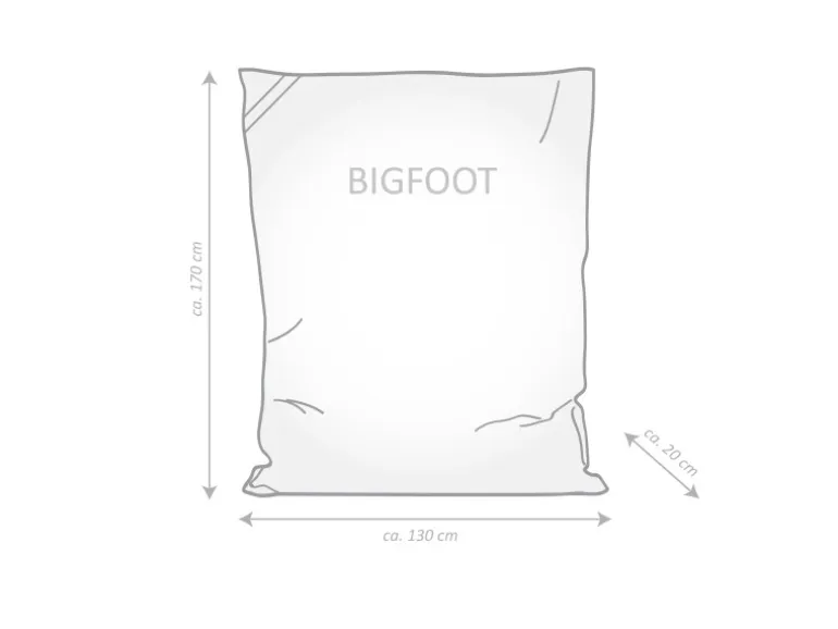 Sitting Point Sitzsack Bigfoot Scuba 380 l Eukalyptus