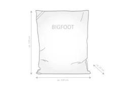 Sitting Point Sitzsack Big Foot Scuba 380 l Aubergine