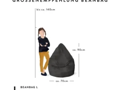 Sitting Point Sitzsack Brava 120 l Grün