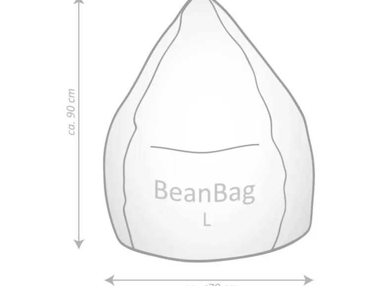 Sitting Point Sitzsack Brava 120 l Grün