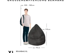 Sitting Point Sitzsack Brava 220 l Grün
