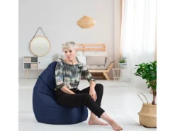 Sitting Point Sitzsack Brava BeanBag 220 l Jeansblau