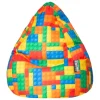 Sitting Point Sitzsack Bricks 220 l Bunt Bunt