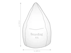 Sitting Point Sitzsack Brava BeanBag 300 l Rose