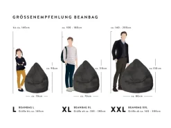 Sitting Point Sitzsack Brava BeanBag 300 l Rose