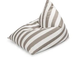Sitting Point Sitzsack Calypso Santorin 300 l Taupe Streifen-Muster