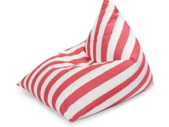 Sitting Point Sitzsack Calypso Santorin 300 l Rot Streifen-Muster