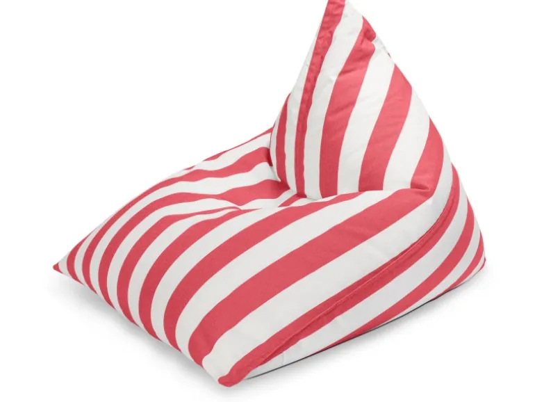 Sitting Point Sitzsack Calypso Santorin 300 l Rot Streifen-Muster