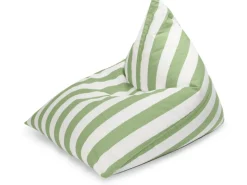 Sitting Point Sitzsack Calypso Santorin 300 l Grün Streifen-Muster