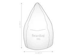 Sitting Point Sitzsack Easy 300 l Tomate
