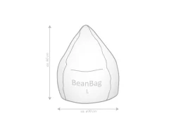 Sitting Point Sitzsack Easy 120 l Blau