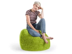 Sitting Point Sitzsack Fluffy 120 l Grün