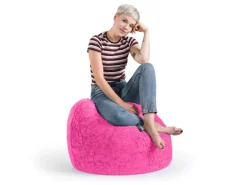 Sitting Point Sitzsack Fluffy 120 l Pink