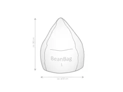 Sitting Point Sitzsack Fluffy 120 l Grün