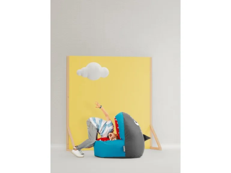Sitting Point Sitzsack Shark Brava 260 l Bunt Haifisch