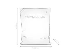 Sitting Point Sitzsack Swimming Bag Junior 350 l Orange