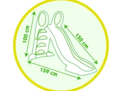 Smoby Rutsche GM mit Wasseranschluss 159 cm x 68 cm x 100 cm Mehrfarbig