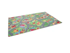 Snapstyle Kinder Spiel Straßenteppich Grün 80x160cm