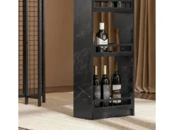 SoBuy Bartisch Balkontisch Küchentisch Bistrotisch Stehtisch Schwarz FWT100-SCH