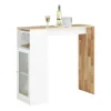 SoBuy Bartisch Esstisch Balkontisch Küchentisch Bistrotisch Stehtisch FWT99-WN
