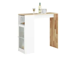SoBuy Bartisch Esstisch Balkontisch Küchentisch Bistrotisch Stehtisch FWT99-WN