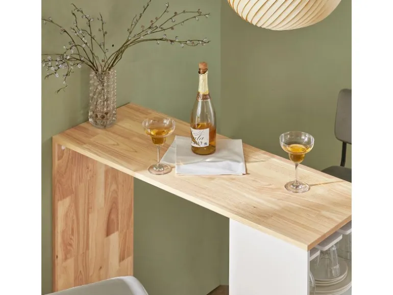 SoBuy Bartisch Esstisch Balkontisch Küchentisch Bistrotisch Stehtisch FWT99-WN