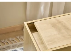 SoBuy Beistelltisch Couchtisch mit Rollen Druckertisch Aktenschrank FBT152-N