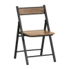 SoBuy Esszimmerstuhl Klappstuhl Küchenstuhl mit Lehne 46x80x48cm Vintage FST88-PF