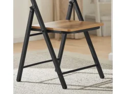SoBuy Esszimmerstuhl Klappstuhl Küchenstuhl mit Lehne 46x80x48cm Vintage FST88-PF