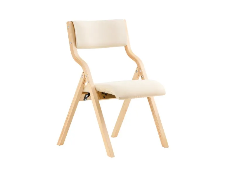 SoBuy Esszimmerstuhl Klappstuhl Küchenstuhl Polsterstuhl mit Lehne Beige FST40-W