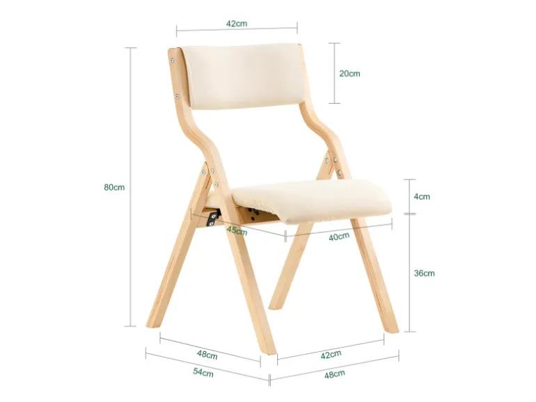 SoBuy Esszimmerstuhl Klappstuhl Küchenstuhl Polsterstuhl mit Lehne Beige FST40-W