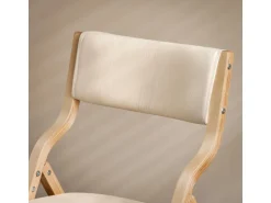 SoBuy Esszimmerstuhl Klappstuhl Küchenstuhl Polsterstuhl mit Lehne Beige FST40-W
