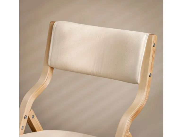 SoBuy Esszimmerstuhl Klappstuhl Küchenstuhl Polsterstuhl mit Lehne Beige FST40-W
