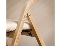 SoBuy Esszimmerstuhl Klappstuhl Küchenstuhl Polsterstuhl mit Lehne Beige FST40-W