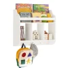 SoBuy Kinderregal Bücherregal für Kinder Wandregal Hängeregal KMB46-W