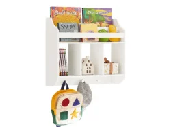 SoBuy Kinderregal Bücherregal für Kinder Wandregal Hängeregal KMB46-W