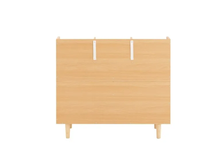 SoBuy Kinderregal mit 5 Fächern Bücherregal Aufbewahrungsregal Natur KMB111-N