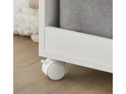 SoBuy Kinderregal mit 2 Stoffboxen Bücherregal Aufbewahrungsregal KMB53-W