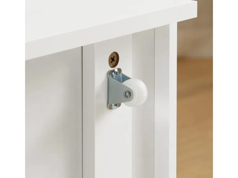 SoBuy Kinderregal Spielzeugtruhe Bücherregal Aufbewahrungsregal Weiß KMB83-W