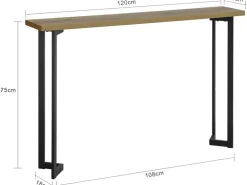 SoBuy Konsolentisch Flurtisch Dekotisch Sideboard Kommode Vintage FSB50-PF