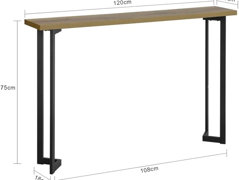 SoBuy Konsolentisch Flurtisch Dekotisch Sideboard Kommode Vintage FSB50-PF