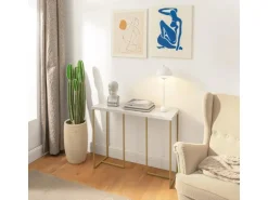 SoBuy Konsolentisch Flurtisch Dekotisch Sideboard Beistelltisch FSB58-G