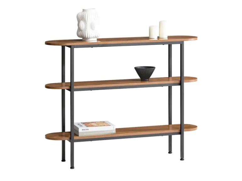 SoBuy Konsolentisch Flurtisch Sideboard Beistelltisch Dekotisch FSB67-WS
