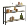 SoBuy Konsolentisch mit 3 Ablagen Flurtisch Sideboard Vintage FSB49-PZ
