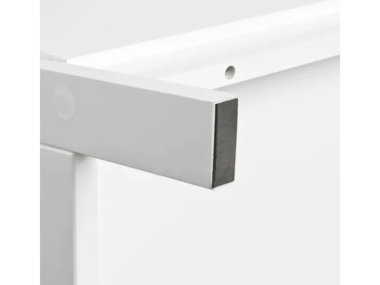 SoBuy Leiterregal mit Ablagen und Schublade MDF Weiß FRG116-K-W