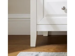 SoBuy Nachttisch Beistelltisch Sofatisch Nachtschrank Weiß FBT131-W